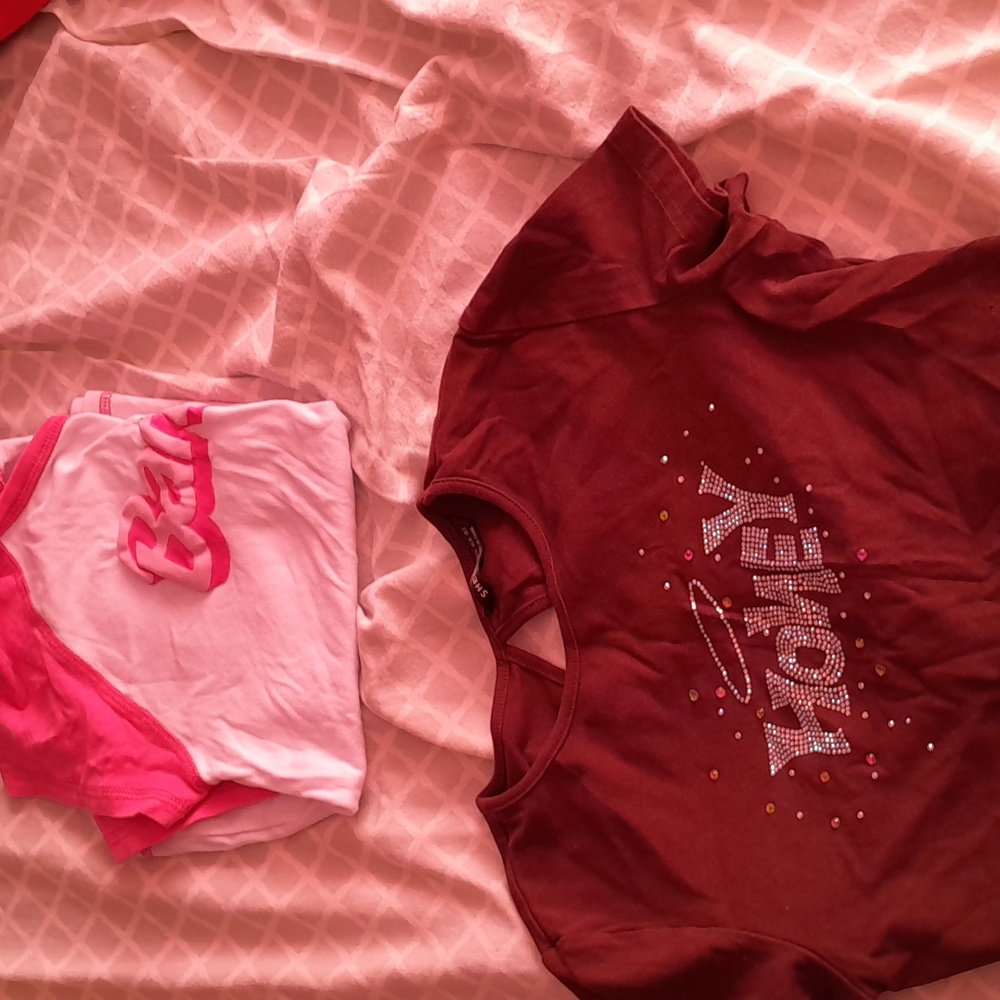 Barbie shirt, and "honey shirt"